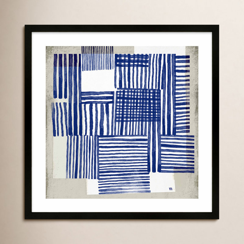 Étagère à livres par Marco Marella pour Studio M - Art mural encadré, Cadre noir, H 44 po x l 44 po x P 1,25 po