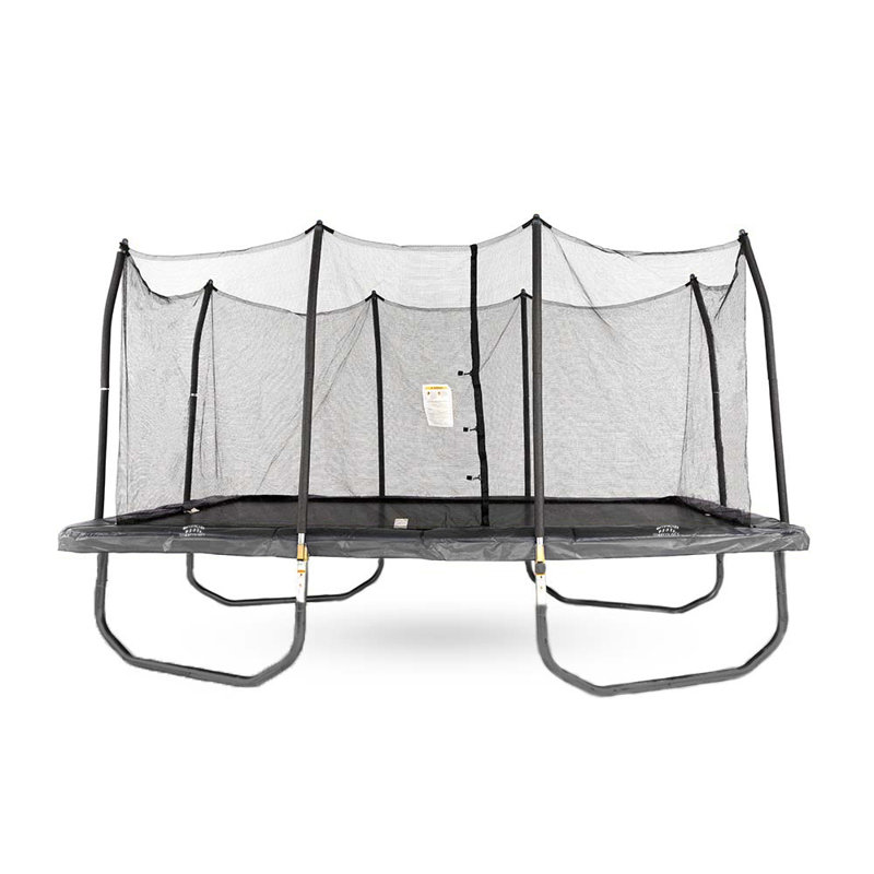 Skywalker Trampolines Epic Series 15 Rectangle Trampoline With Dual Black/Grey Springpad