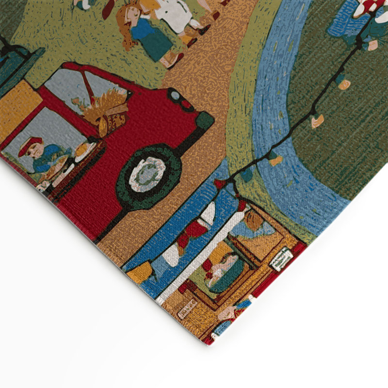 Tapis intérieur et extérieur brun Transport, Rectangle 9 pi x 12 pi