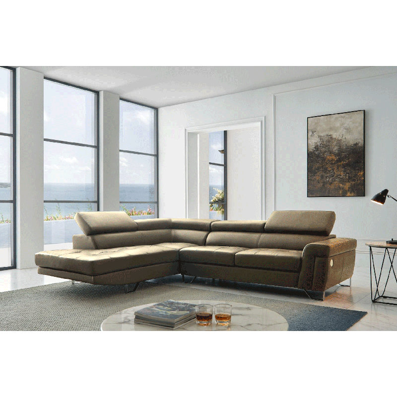 Canapé modulaire en cuir moderne
