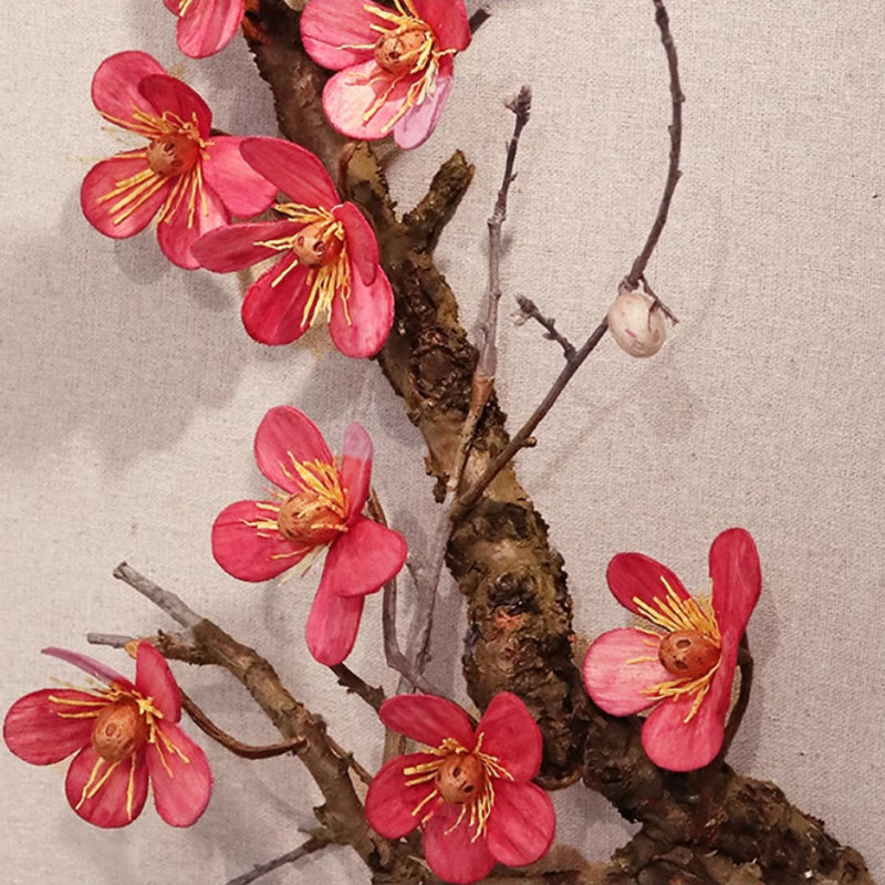 Nouvelle décoration murale créative de style chinois, H 14,56 po x l 53,93 po x P 1,18 po