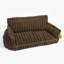  Canapé-lit lavable moelleux pour chien, taille L-11442668