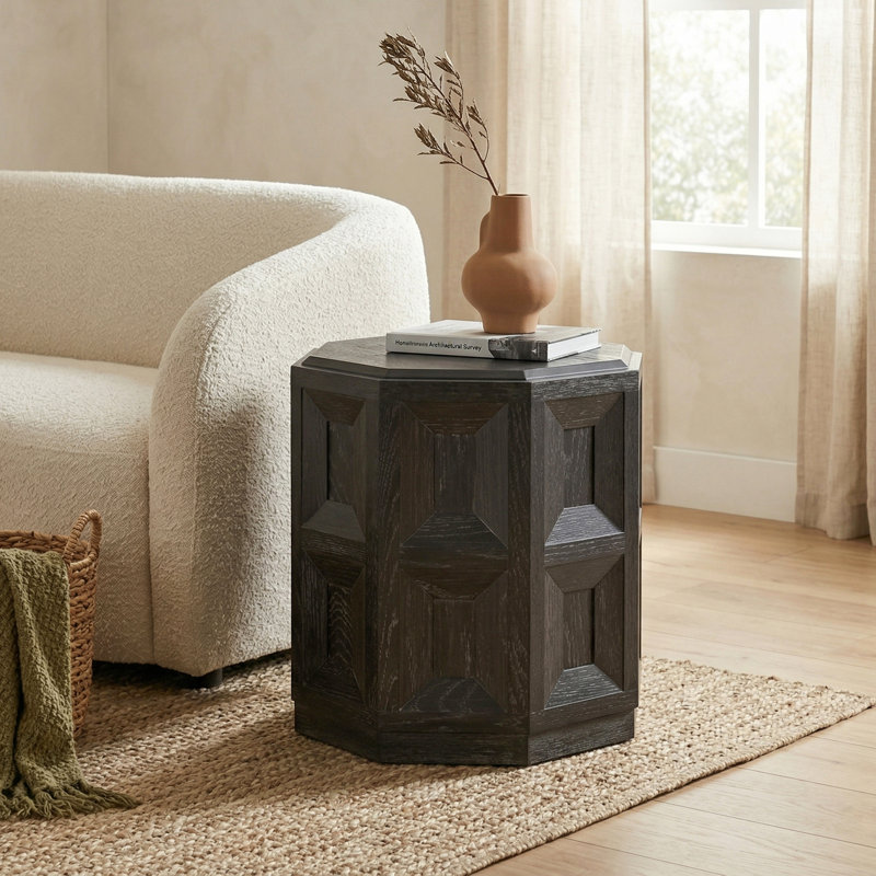 Table de bout Schell, Noir