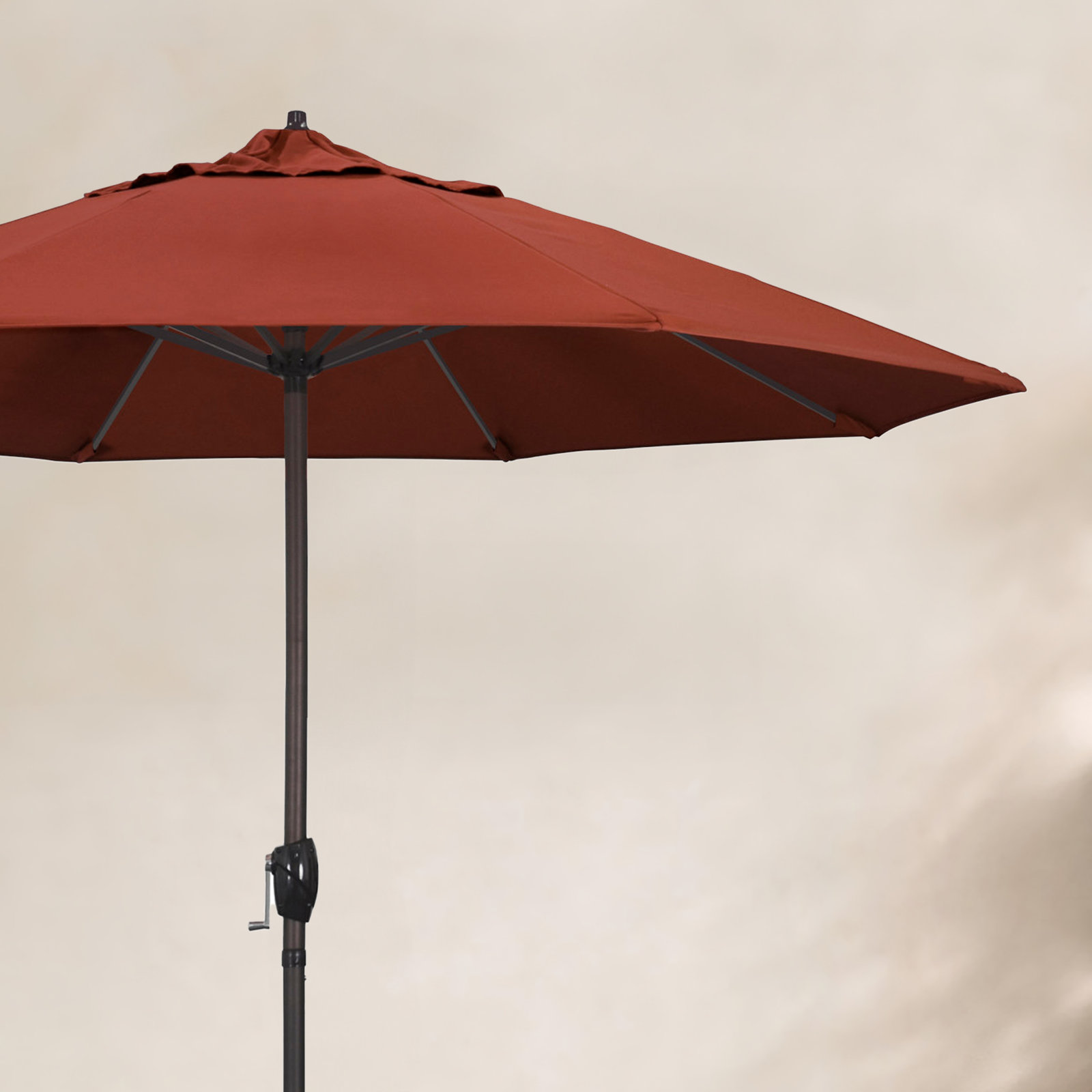 9' Market Sunbrella Umbrella, Canvas Terracotta Sunbrella® Canvas