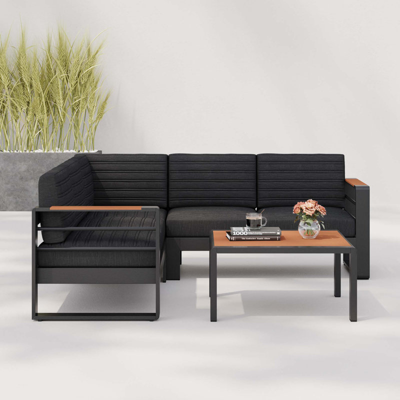 Sofa Set With Stylish Design, Left Hand Return