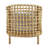 Openweave Rattan Barrel Occasional Chair