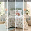 Literie double / grand, décor champignon, édredon en tissu lavable à la machine fantaisiste et floral,