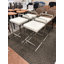 Tabouret Dayan blanc avec base chromée-841961050-841961049