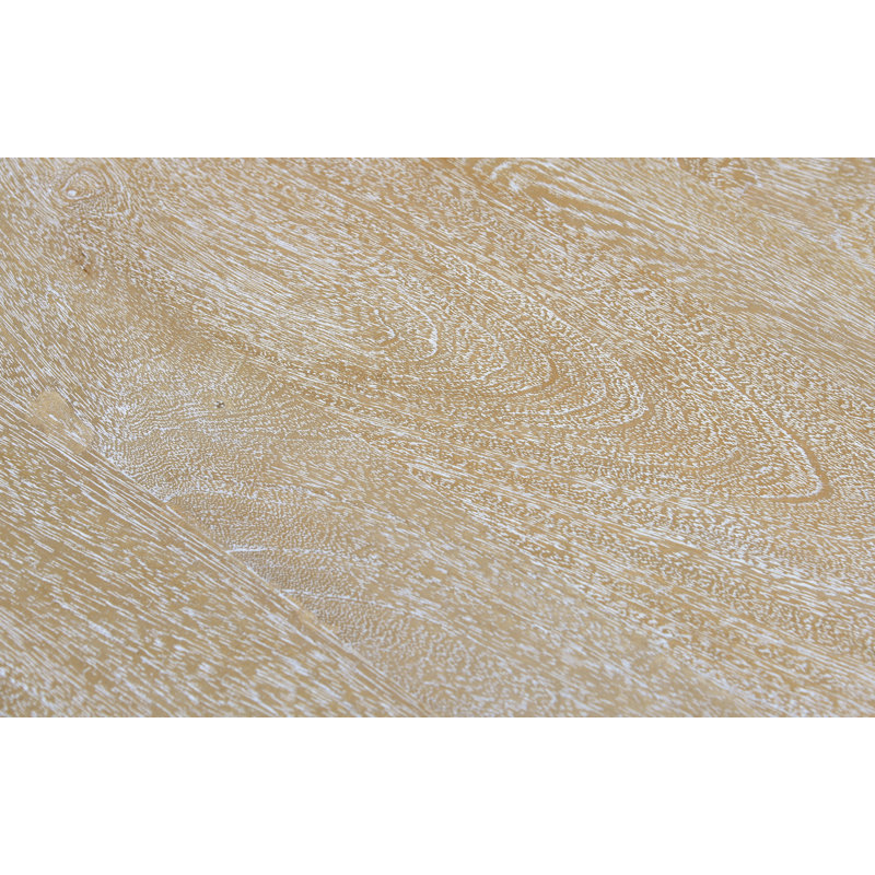 Table basse Kenery, Blanc délavé