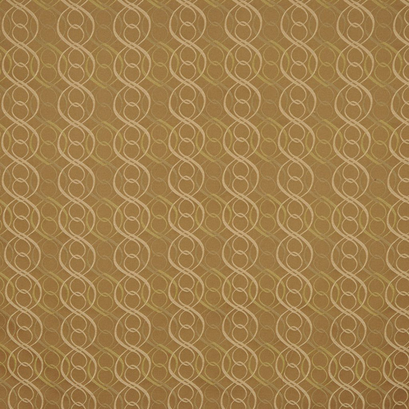 Allure Quatrefoil Fabric, Beige/Light Brown