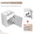 18" Single Bathroom Vanity With Ceramic Top-115143618