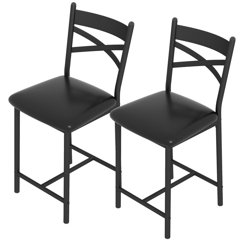 Metal Bar Cart, Black, 57cm
