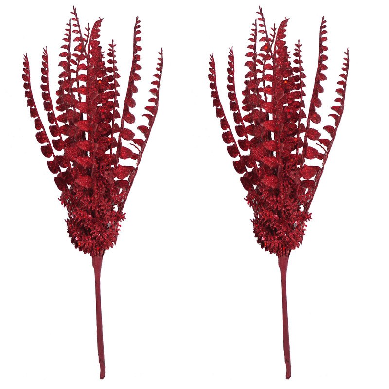 Sprays de Noël pour décoration intérieure (4), Rouge