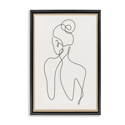 Cadre flottant minimaliste, dessin par LSR Creative Studio