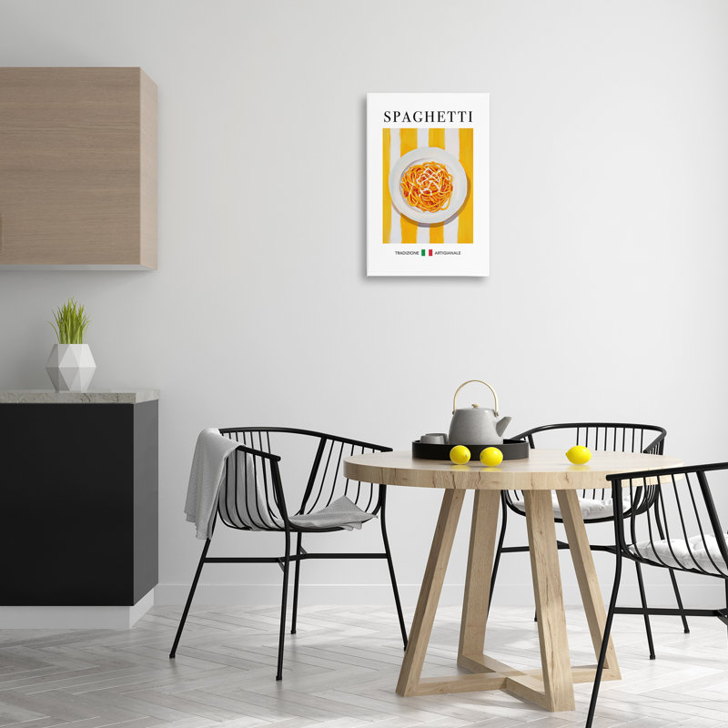 Toile à pâtes spaghetti traditionnelle, design par Andreas Magnusson, H 24 po x l 16 po