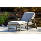 Ahumada Outdoor Chaise Lounge , Cushion Included