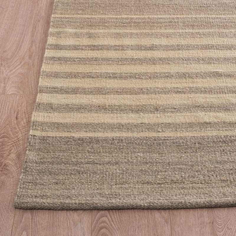 Ralph Lauren Bluff Point Stripe Wool Striped Rug, Rectangle 10' x 14'
