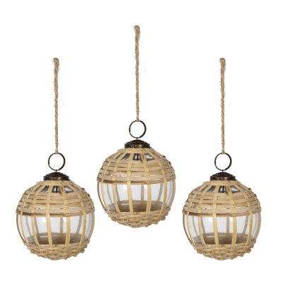 Boule décorative décorative, ensemble de 3, parfaite pour les fêtes et les décorations de fête