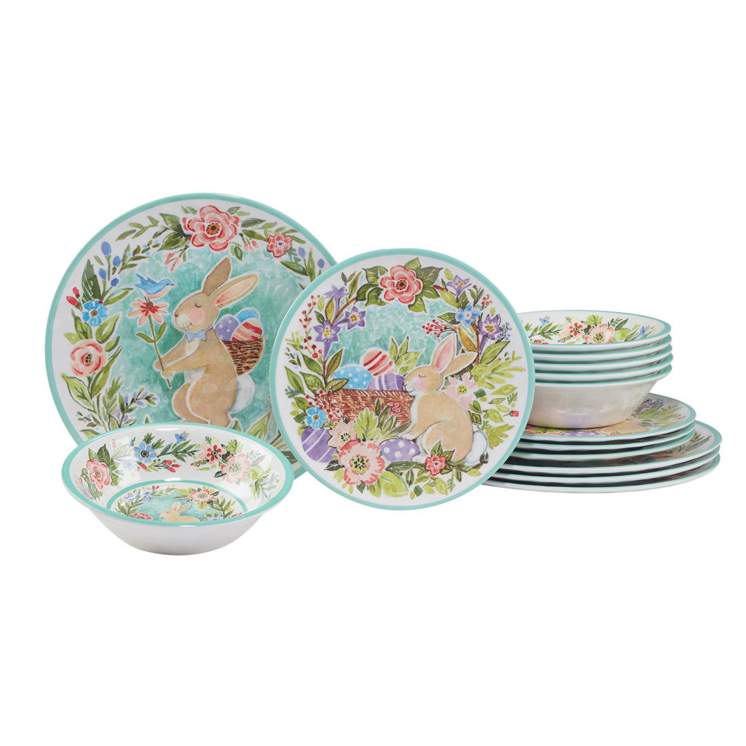 Joy Of Easter 12 Pc Dinnerware Set Certified International