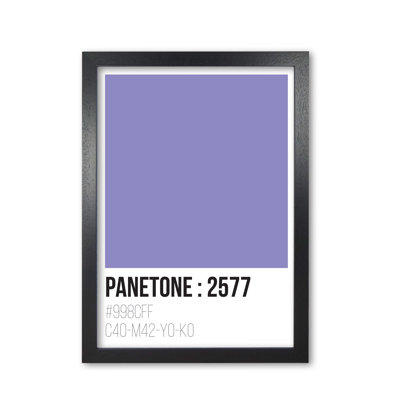 Panetone textual art print by pixy paper 1 Piece Single Picture Frame Wall Art