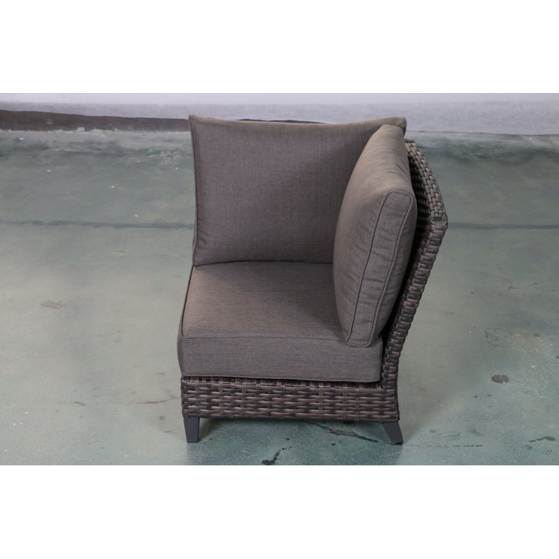Chaise de patio avec coussins Rebecca