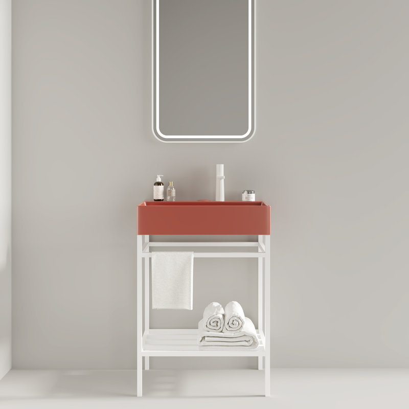 Meuble-lavabo flottant mural avec lavabo Makinzie
