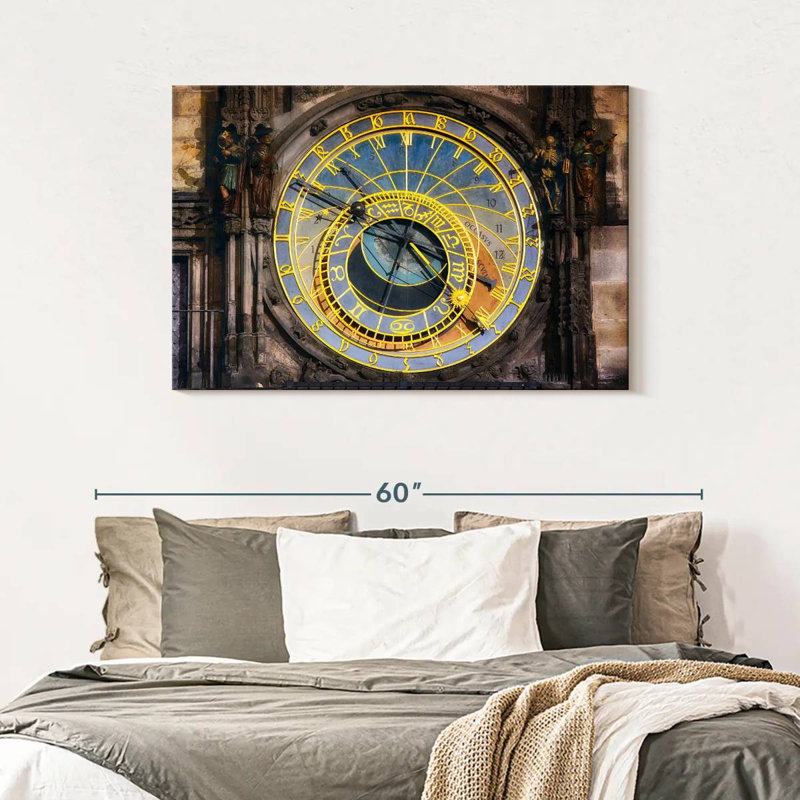 Kerner The Prague Astronomical Clock, 30" H x 45" W