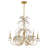 Miquesha 6 Light Antique Gold Chandelier