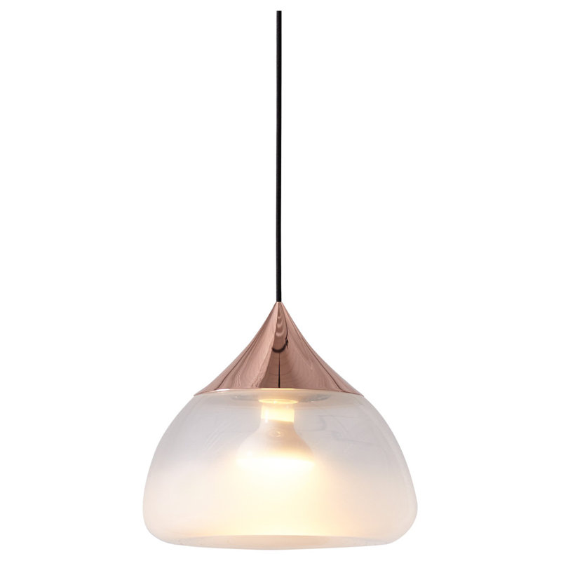 Mist 1 - Light Pendant, Copper, 9.4" H x 11" W x 11" D