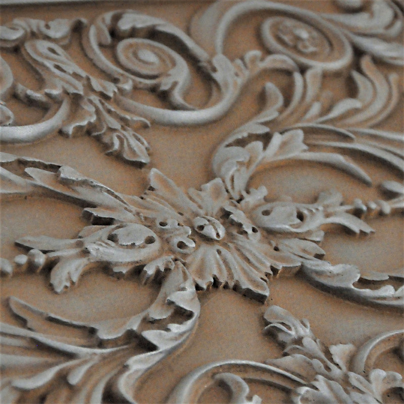 Panneau décoratif dosseret en métal 12 po x 16 po, Fer rouillé