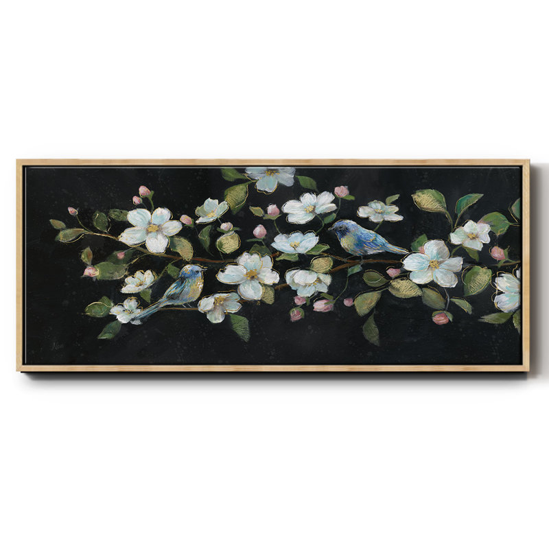 Evening Duet- Framed Canvas, 20" H x 50" W