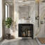 Meuble-lavabo mural 20 po avec lavabo, tablettes ouvertes et armoires fermées-1407220799