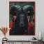 «Black Astrology Rams Radiance Aries» - impression d'art mural-257532463-17408746