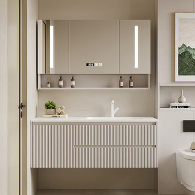 Nordic style simple stylish bathroom cabinet