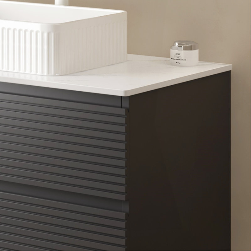 Armoire murale en contreplaqué 36 po sans lavabo, gris