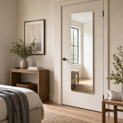 Full Length Door Mirror, Over Door and Wall Mounted Dressing Mirror