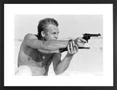 Steve Mcqueen Pistols - Print on Wood