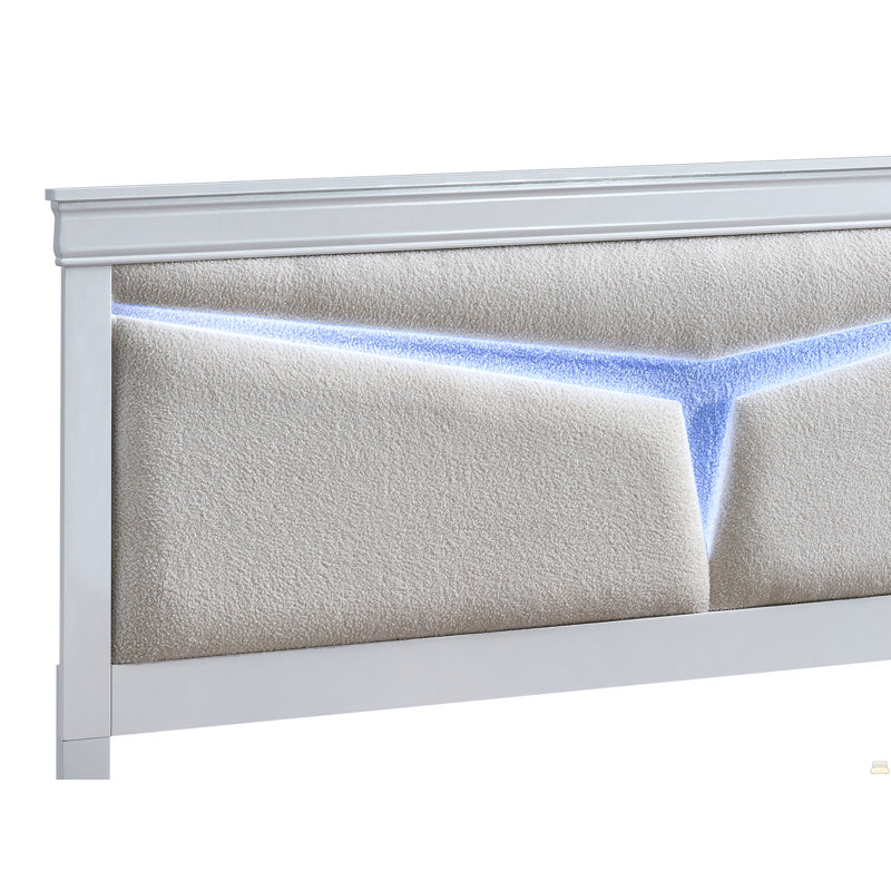 Grand lit (matelas non inclus)