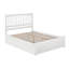 Lit plateforme en bois massif Aiston avec pied de lit assorti et lit gigogne-474274822-412595579