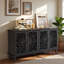 Buffet 60 "avec sculptures florales et pieds en bois massif-2032948048