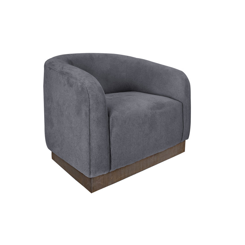 Fauteuil Bedfordshire, Mélange de polyester gris