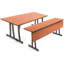 Table pliante rectangulaire en pli Reveal