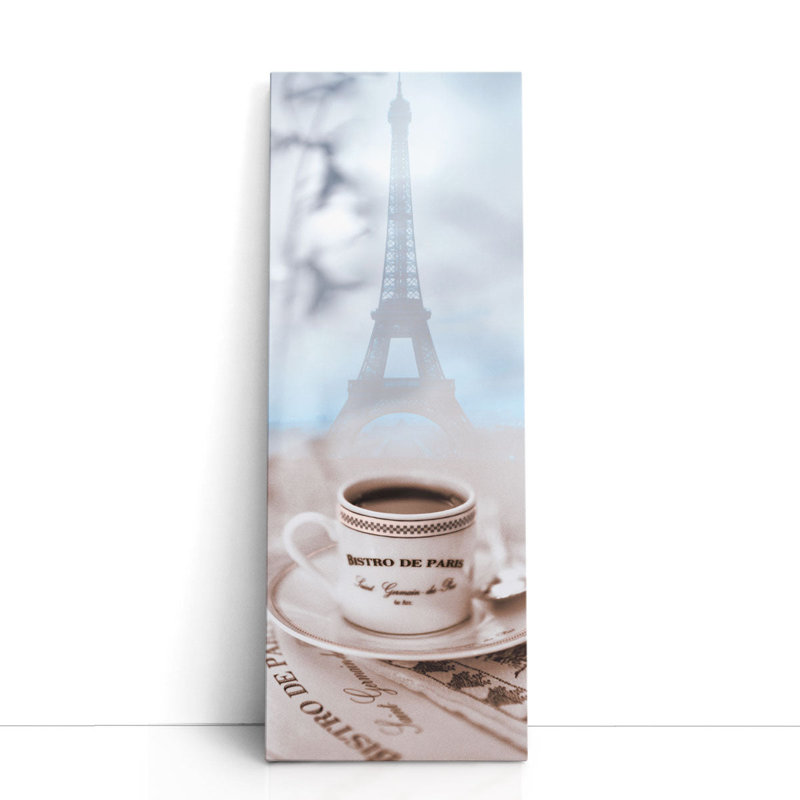 Bistro de Paris 2, reproduction d'art sur toile, H 60 po x l 20 po