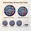 Panneau de fenêtre en verre pour décoration intérieure American Independance USA 250th Anniversary - H 12 po-126676046
