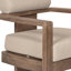 Chaudry Wood Outdoor Dining Armchair with Cushion