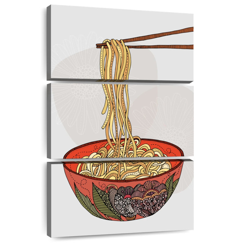 Yarlin Eat Some Noodles, 38" H x 24" W