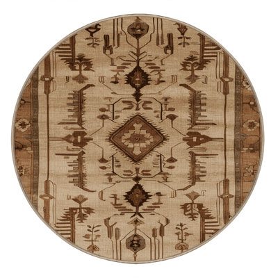 Machine Washable Persian Beige Area Rug