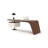 62.99"Brown Rectangle Solid Wood Writing Desk-1552109107