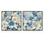 Gamache - Ensemble de 2 collages carrés floraux-101848498-101848504