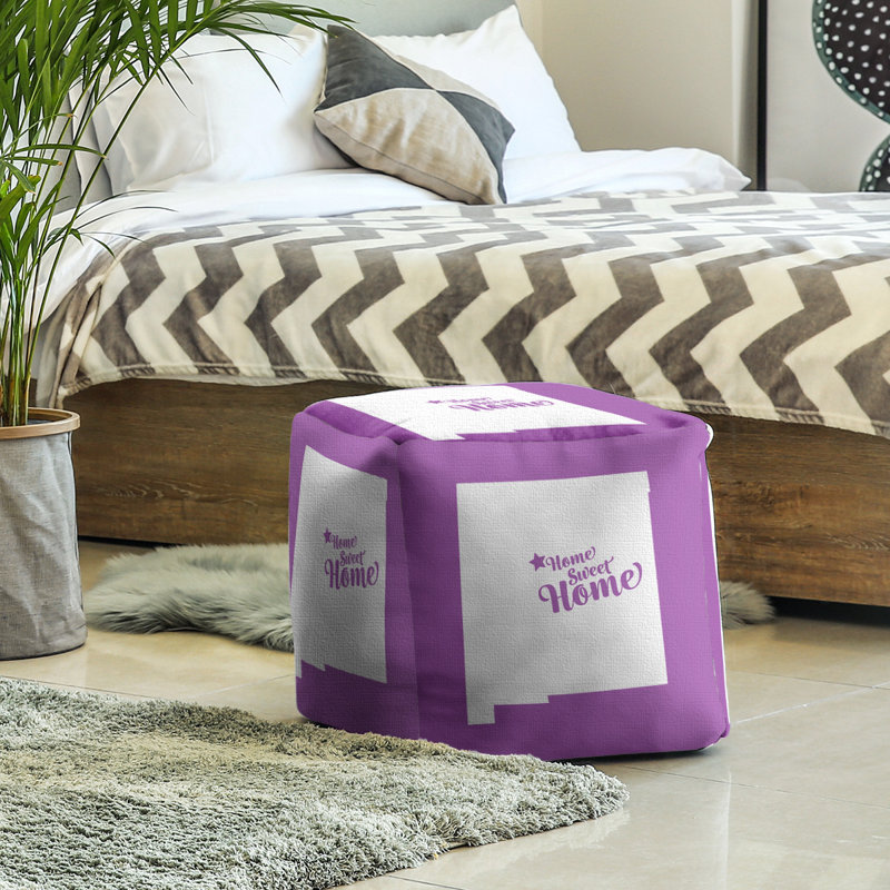 Repose-pieds à cubes albuquerque the home, Violet